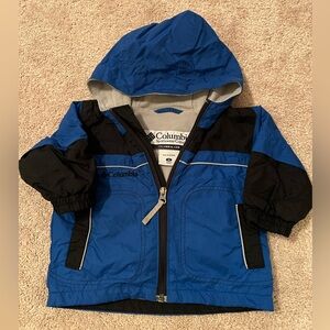 Columbia Blue and Black Winter Coat - 12m
